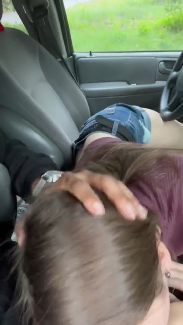 Roomate caught me sucking daddys fat BBC in the car
